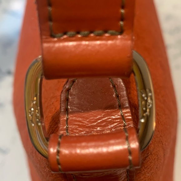 Longchamp vintage orange shoulder bag - Picture 9 of 14